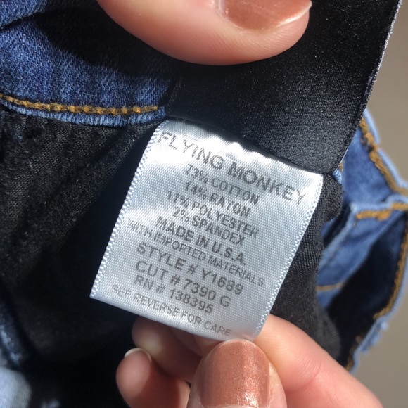 Flying Monkey Women’s Jeans Size 25 - Picture 5 of 5